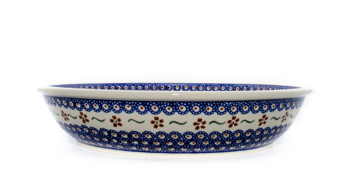 Bol pentru salata Flowery ceramica smaltuita, pictat manual, diametru 33,2 cm, volum 2,7 L [2]