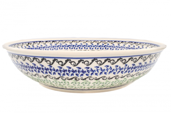 Bol pentru salata Sweet Dreams, ceramica smaltuita, pictat manual, 25,2 cm, volum 1,4 L [5]