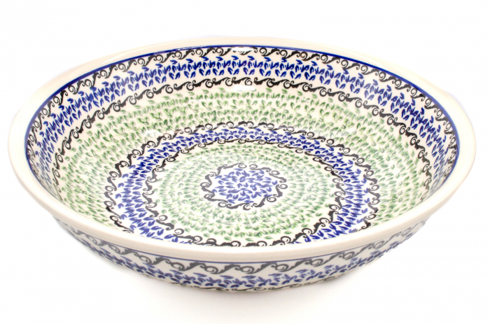 Bol pentru salata Sweet Dreams, ceramica smaltuita, pictat manual, 25,2 cm, volum 1,4 L [2]