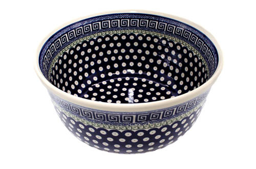 Bol pentru salata Infinity, ceramica smaltuita, pictat manual, 27,0 cm, volum 4,5 L [4]