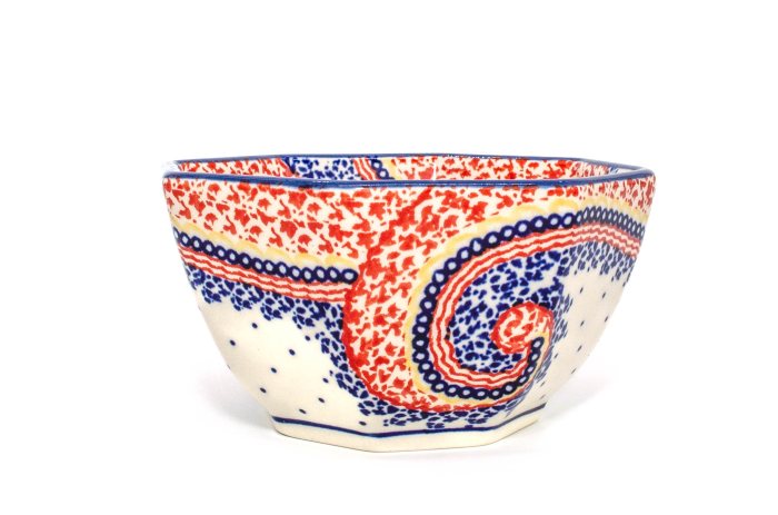 Bol rotund ceramica, Hypnotization, smaltuit, pictat manual,14,0 cm, volum 450 ml [2]