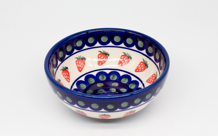 Bol rotund Daisy Dreams, ceramica smaltuita, pictat manual, 13,5 cm, volum 350 ml [2]