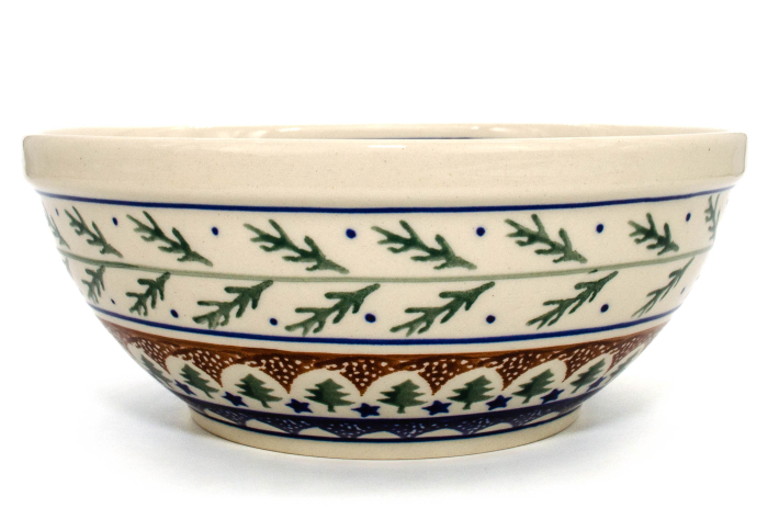 Bol rotund Festive Season, ceramica smaltuita, pictat manual, 20,7cm, volum 1,3 L [4]