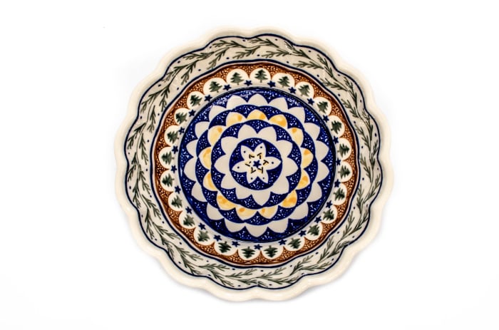 Bol rotund Festive Season, ceramica smaltuita, pictat manual, 20,9cm, volum 1,2 L [6]