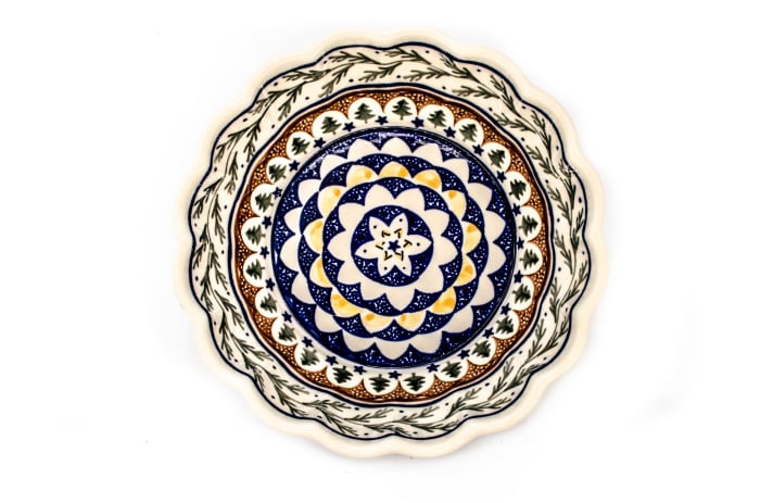 Bol rotund Festive Season, ceramica smaltuita, pictat manual, 20,9cm, volum 1,2 L [5]