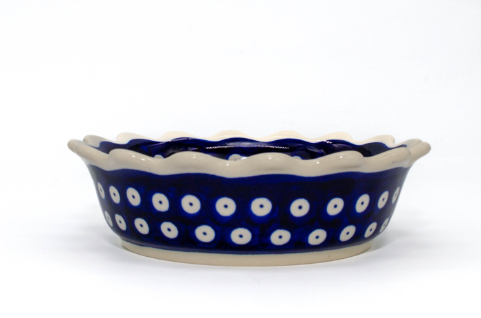 Bol rotund mic Blue Eyes, ceramica smaltuita, pictat manual, 16,8 cm, volum 400 ml [2]