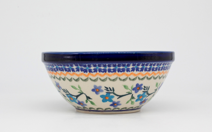 Bol rotund Peace, ceramica smaltuita, pictat manual, 14,9 cm, volum 500ml [3]