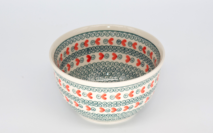 Bol rotund Spiral Joy, ceramica smaltuita, pictat manual, 16,2 cm, volum 1,0 L [2]