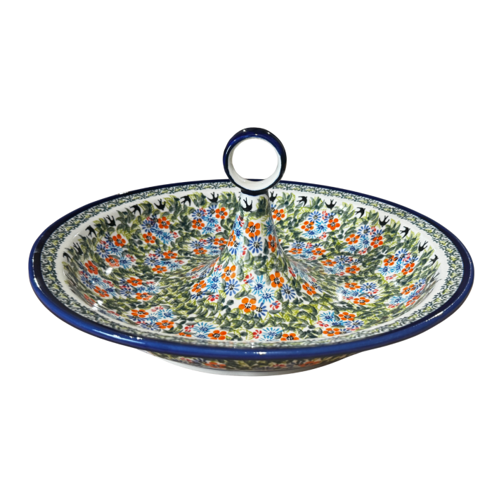 Bol salata Inspirations, ceramica smaltuita, pictata manual, 34,5 cm, volum 2,0 L [8]