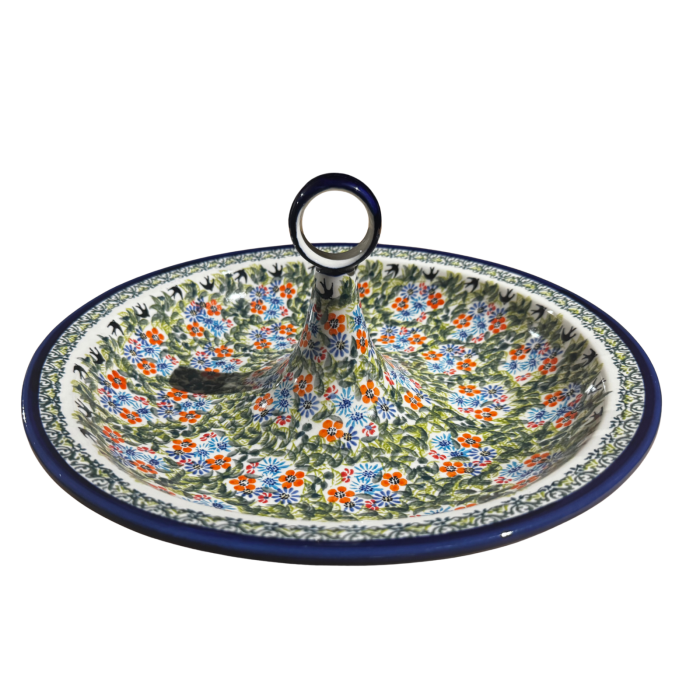 Bol salata Inspirations, ceramica smaltuita, pictata manual, 34,5 cm, volum 2,0 L [2]