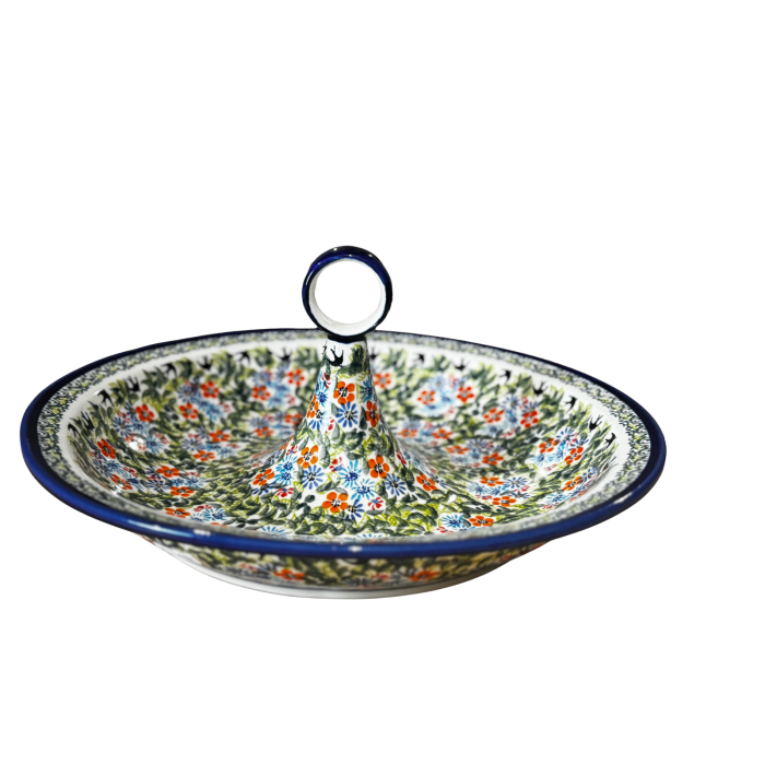 Bol salata Inspirations, ceramica smaltuita, pictata manual, 34,5 cm, volum 2,0 L [6]