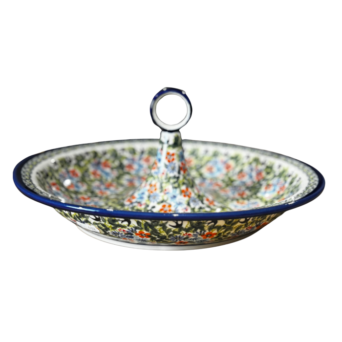 Bol salata Inspirations, ceramica smaltuita, pictata manual, 34,5 cm, volum 2,0 L [7]