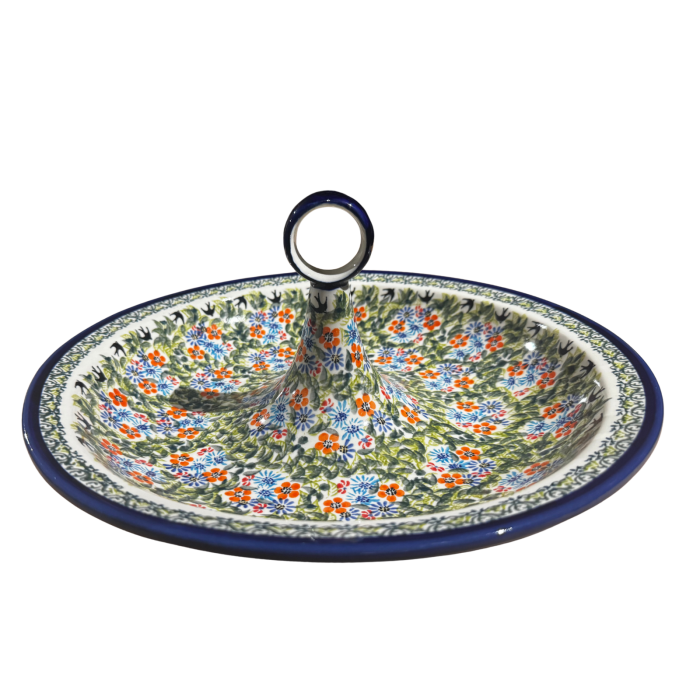 Bol salata Inspirations, ceramica smaltuita, pictata manual, 34,5 cm, volum 2,0 L [16]