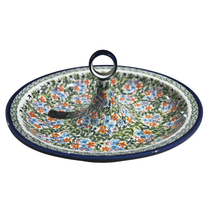 Bol salata Inspirations, ceramica smaltuita, pictata manual, 34,5 cm, volum 2,0 L [3]