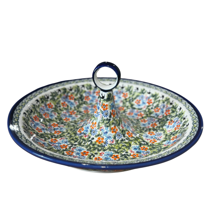 Bol salata Inspirations, ceramica smaltuita, pictata manual, 34,5 cm, volum 2,0 L [9]