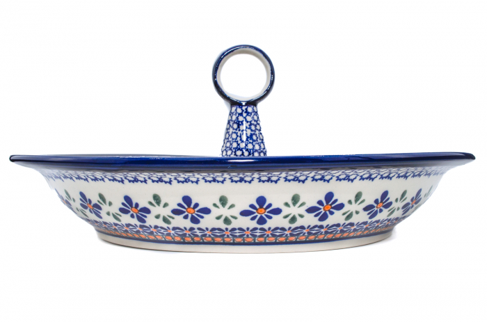 Bol salata Joy, ceramica smaltuita, pictata manual, 34,5 cm, volum 2,0 L [2]