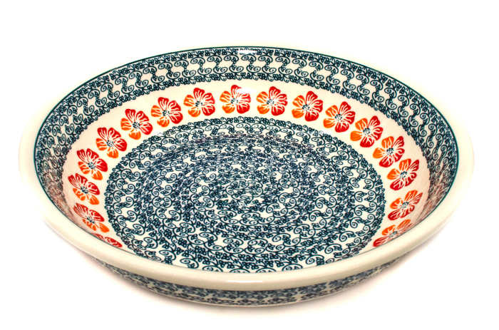 Bol salata Poppy Rain, din ceramica smaltuita, pictat manual, 25,2 cm, volum 1,4 L [3]