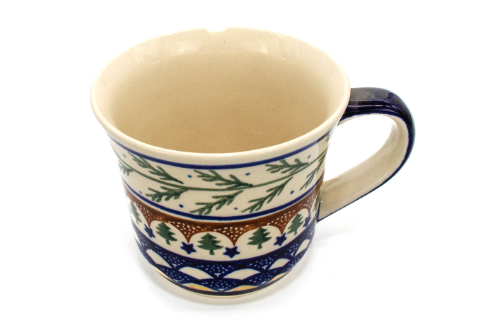 Cana ceramica smaltuita pentru cafea/ceai/vin fiert Festive Season, pictata manual, 500 ml [6]