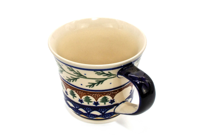 Cana ceramica smaltuita pentru cafea/ceai/vin fiert Festive Season, pictata manual, 500 ml [5]