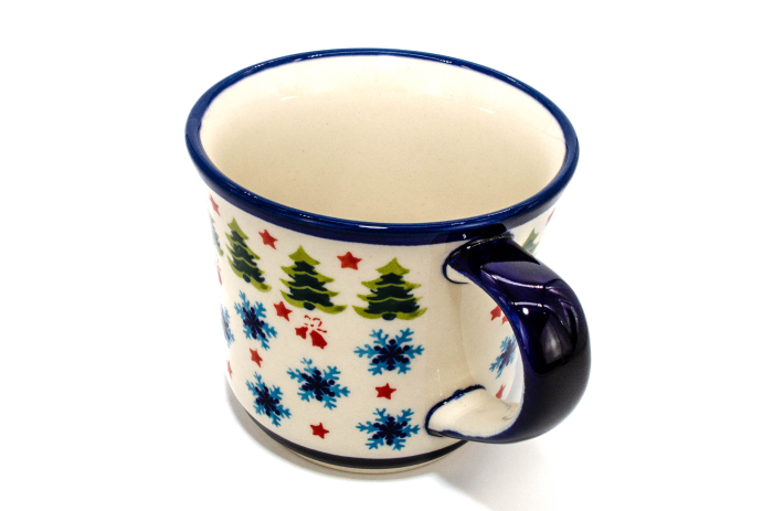 Cana ceramica smaltuita pentru cafea/ceai/vin fiert Winterland, pictata manual, 500 ml [5]