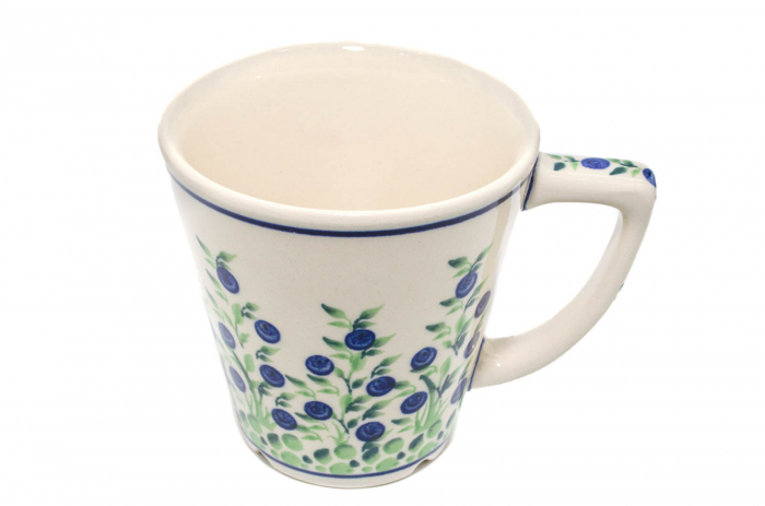 Cana ceramica smaltuita pentru ceai / cafea / vin fiert Berries, pictata manual, 350 ml [3]