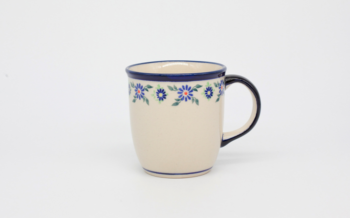 Cana ceramica smaltuita pentru ceai / cafea / vin fiert Gratitude, pictata manual, 350 ml [2]