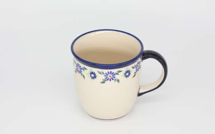 Cana ceramica smaltuita pentru ceai / cafea / vin fiert Gratitude, pictata manual, 350 ml [3]