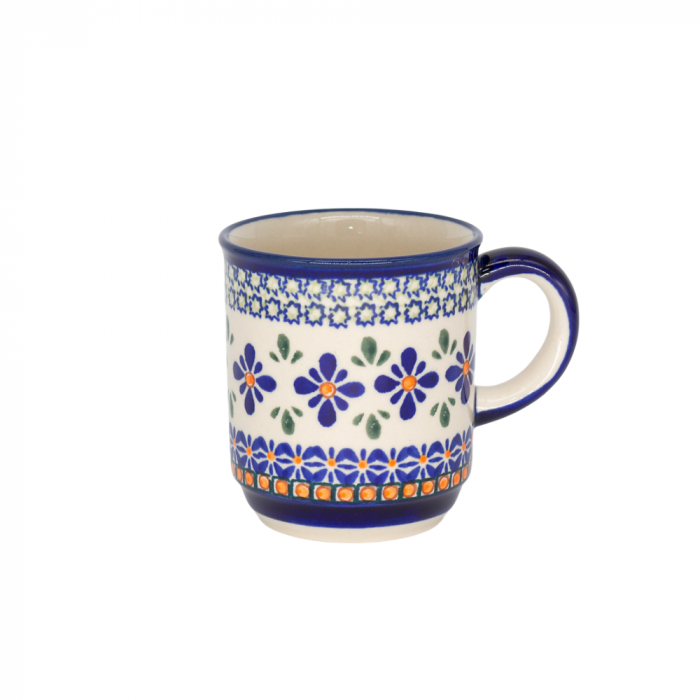 Cana ceramica smaltuita pentru ceai / cafea / vin fiert Joy, pictata manual, 250 ml [4]