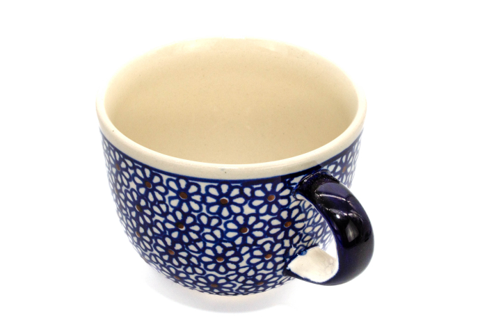 Cana pentru cafea Petals, ceramica smaltuita, pictata manual, 350 ml [2]