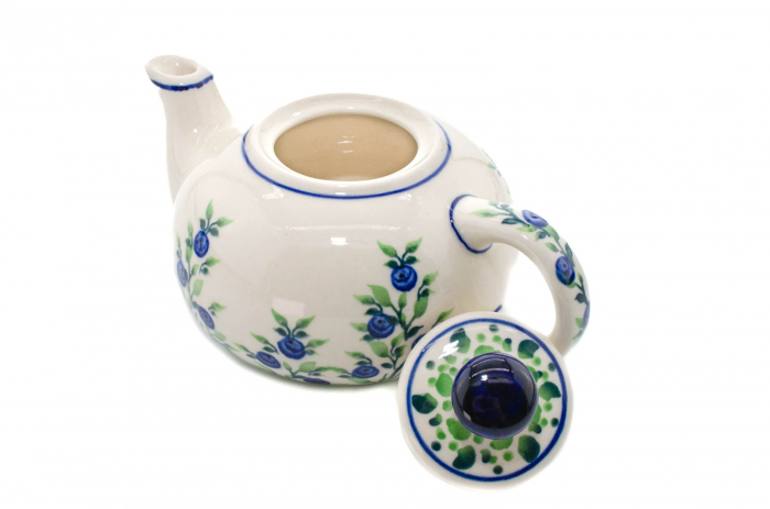 Ceainic Berries, ceramica smaltuita, pictat manual, 420 ml [5]