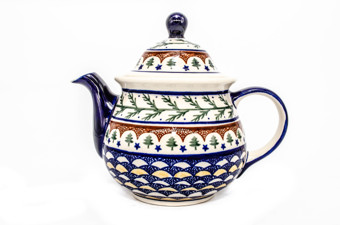 Ceainic Festive Season, ceramica smaltuita, pictat manual, 1,7 L [2]