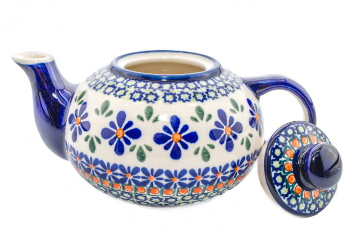 Ceainic Joy, ceramica smaltuita, pictat manual, 420 ml [7]