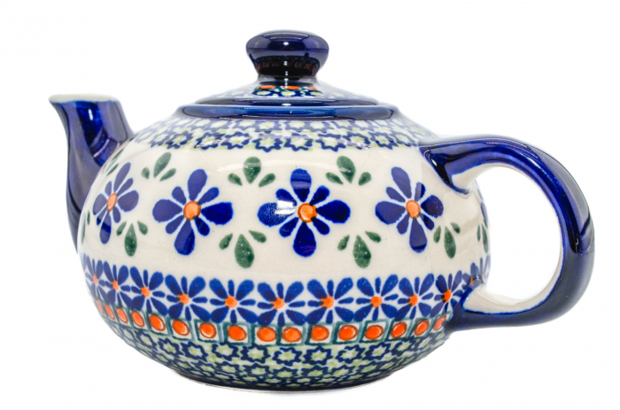 Ceainic Joy, ceramica smaltuita, pictat manual, 420 ml [5]