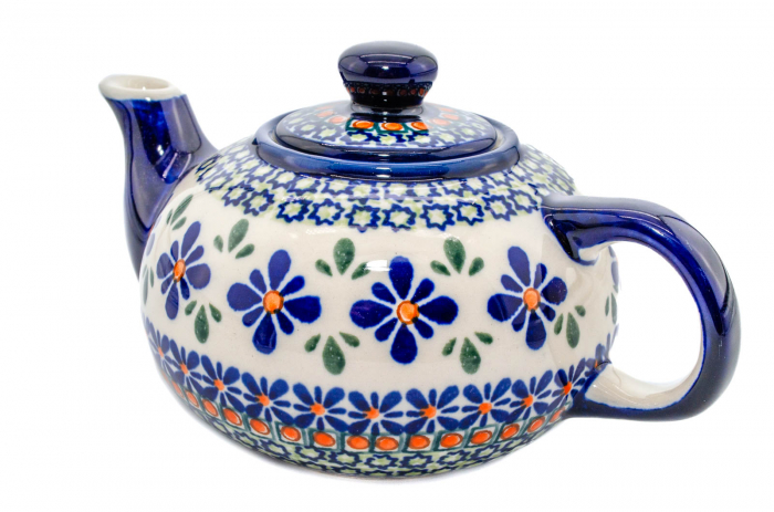 Ceainic Joy, ceramica smaltuita, pictat manual, 420 ml [2]