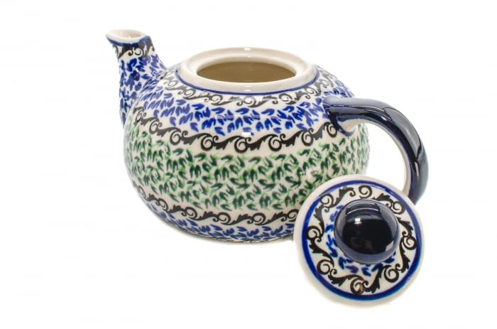 Ceainic Sweet Dreams, ceramica smaltuita, pictat manual, 420 ml [7]