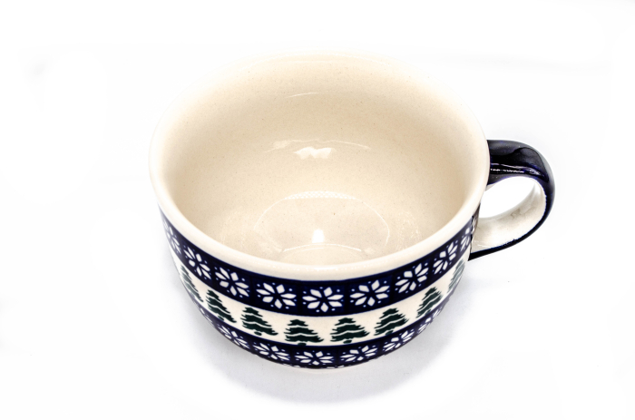 Ceasca pentru cafea Christmas Tree, ceramica smaltuita, pictata manual, 500 ml [2]