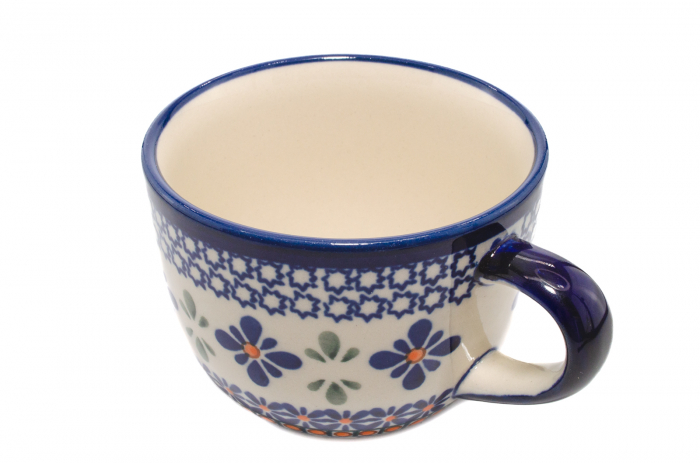 Ceasca pentru cafea Joy, ceramica smaltuita, pictata manual, 350 ml [4]