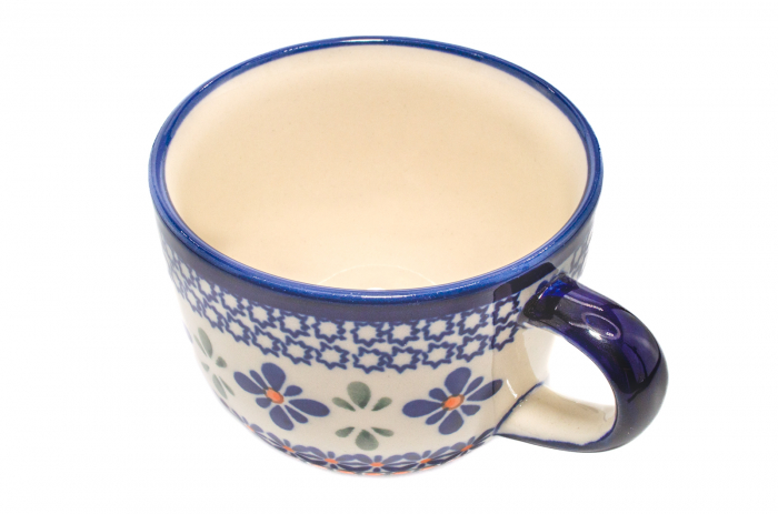 Ceasca pentru cafea Joy, ceramica smaltuita, pictata manual, 350 ml [7]