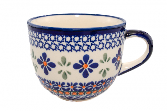 Ceasca pentru cafea Joy, ceramica smaltuita, pictata manual, 350 ml [5]