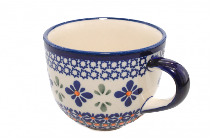 Ceasca pentru cafea Joy, ceramica smaltuita, pictata manual, 350 ml [2]