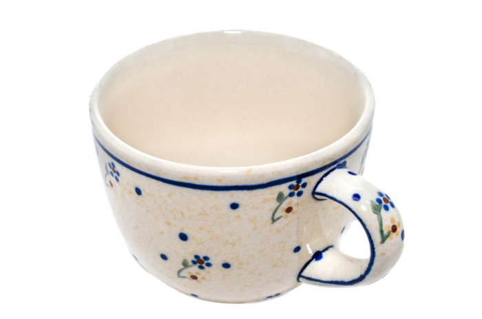 Ceasca pentru cafea Little Flowers, ceramica smaltuita, pictata manual, 350 ml [6]