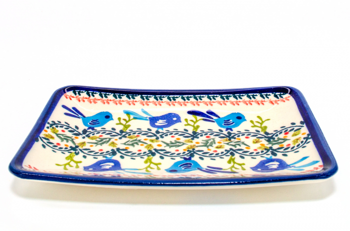 Farfurie desert, Flower Field, ceramica smaltuita, rotunda, intinsa , pictata manual, 18,3 x 12,3 cm [6]