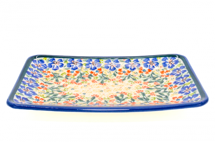 Farfurie desert, Garden of Eve, ceramica smaltuita, rotunda, intinsa , pictata manual, 18,3 x 12,3 cm [6]