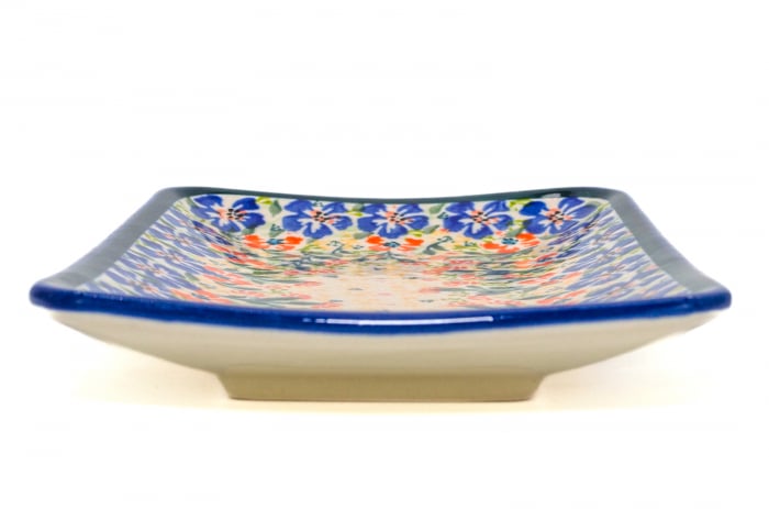 Farfurie desert, Garden of Eve, ceramica smaltuita, rotunda, intinsa , pictata manual, 18,3 x 12,3 cm [4]