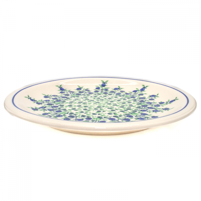 Farfurie intinsa, rotunda,  Berries, ceramica smaltuita, pictata manual, 24,0 cm [4]