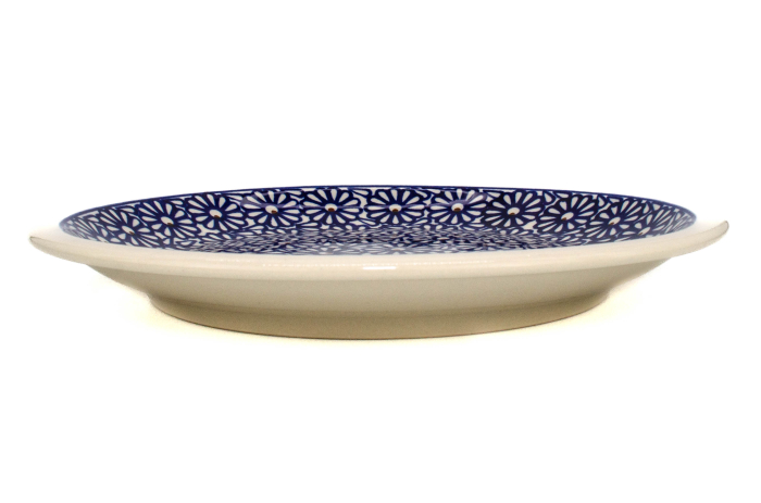 Farfurie intinsa, rotunda,  Petals, ceramica smaltuita, pictata manual, 24,0 cm [2]