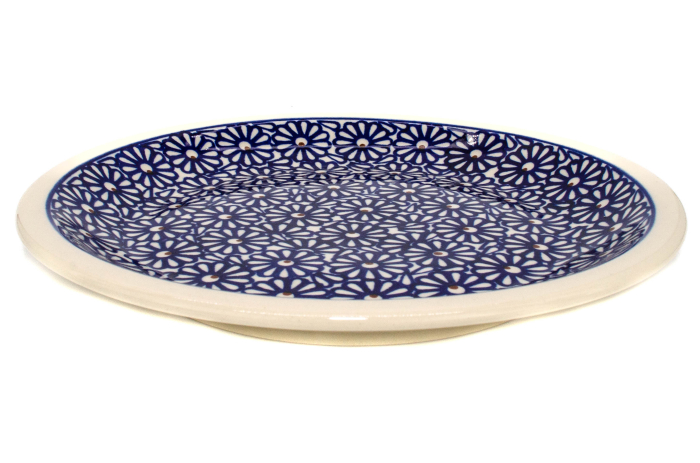 Farfurie intinsa, rotunda, Petals, din ceramica smaltuita, pictata manual, 24,0 cm [2]