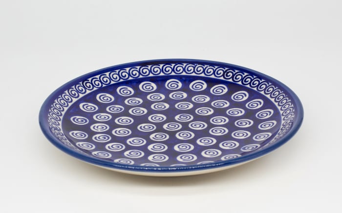 Farfurie rotunda intinsa Polka Dots, ceramica smaltuita, pictata manual, 19,5 cm [3]