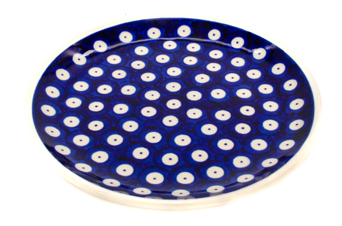 Farfurie rotunda mica Blue Eyes, ceramica smaltuita, pictata manual, 16,0 cm [3]