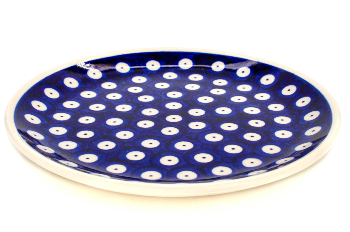 Farfurie rotunda mica Blue Eyes, ceramica smaltuita, pictata manual, 16,0 cm [4]